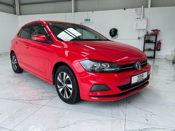 Volkswagen Polo Hatchback, Petrol, 2019, Red