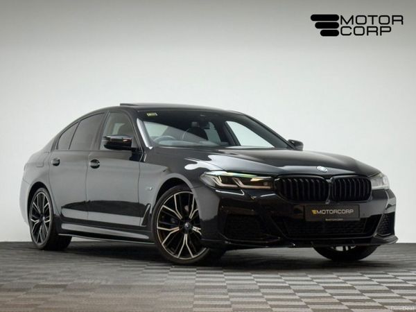 BMW 5-Series Saloon, Petrol Plug-in Hybrid, 2022, Black