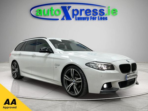 BMW 5-Series Estate, Diesel, 2016, White