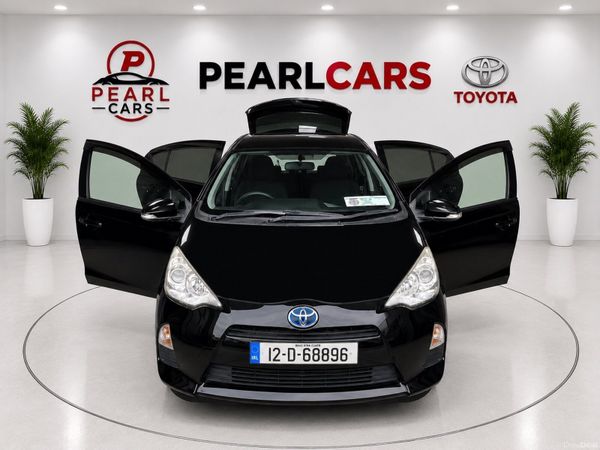 Toyota Aqua Hatchback, Petrol Hybrid, 2012, Black