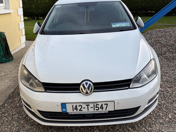 Volkswagen Golf Hatchback, Diesel, 2014, White
