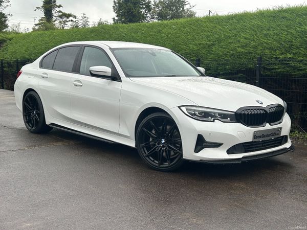 BMW 3-Series Saloon, Petrol Hybrid, 2020, White