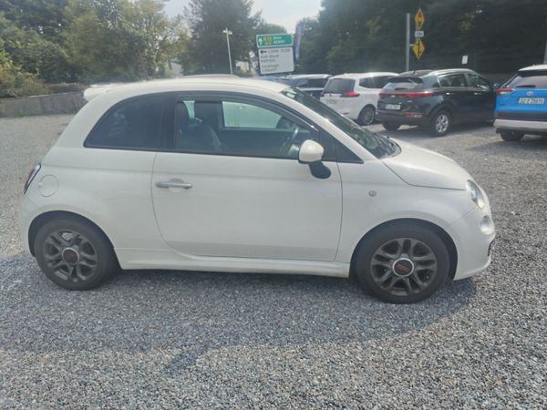 Fiat 500 Hatchback, Petrol, 2014, White