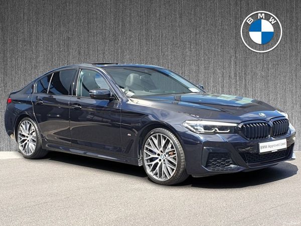 BMW 5-Series Saloon, Petrol Plug-in Hybrid, 2021, Black