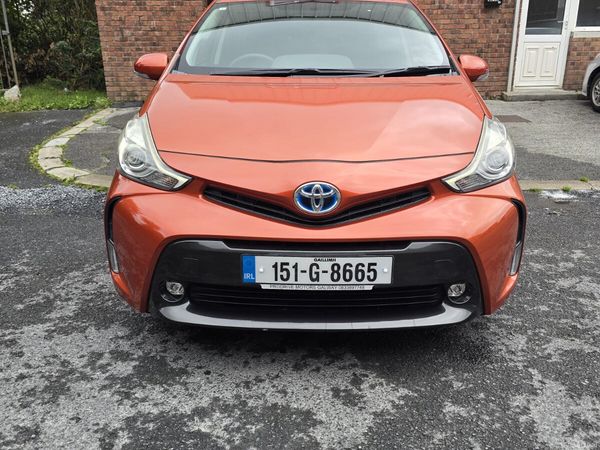 Toyota Prius MPV, Petrol Hybrid, 2015, Orange