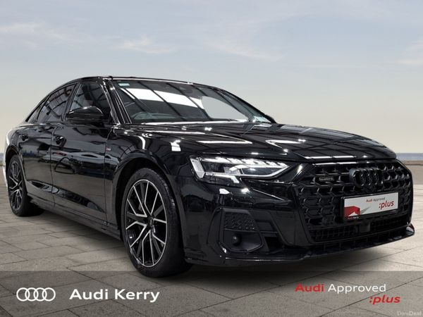 Audi A8 Saloon, Petrol Plug-in Hybrid, 2023, Black
