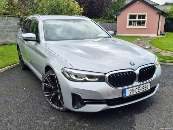 BMW 5-Series Estate, Diesel, 2021, Silver