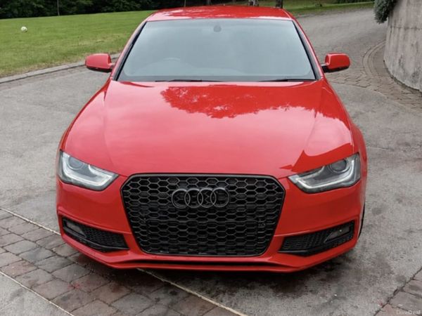 Audi A4 Saloon, Diesel, 2014, Red