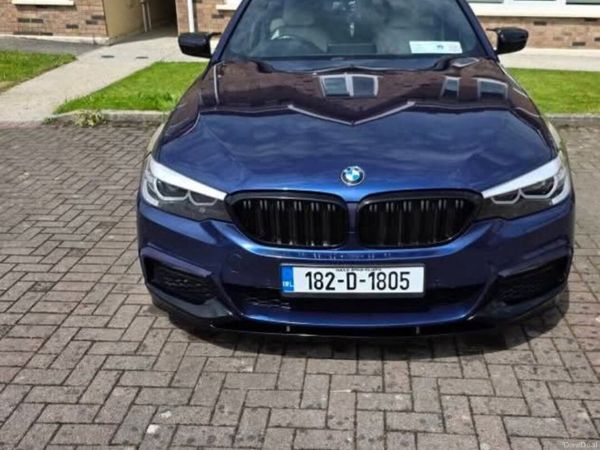 BMW 5-Series Saloon, Diesel, 2018, Blue