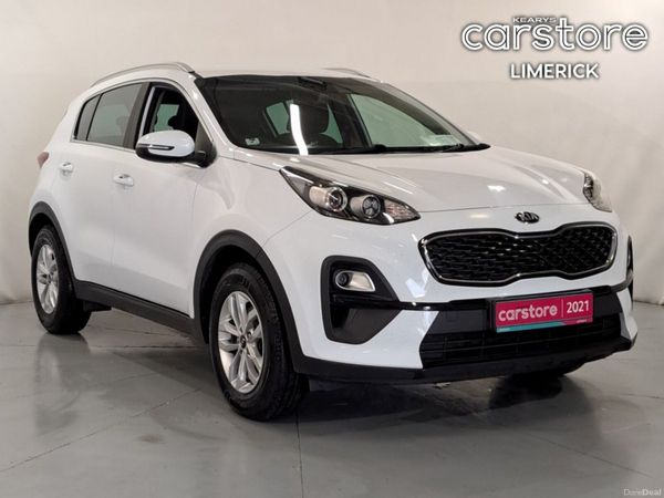 Kia Sportage SUV, Diesel Hybrid, 2021, White