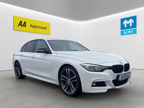 BMW 3-Series Saloon, Petrol Plug-in Hybrid, 2018, White