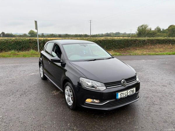 Volkswagen Polo Hatchback, Diesel, 2017, Black