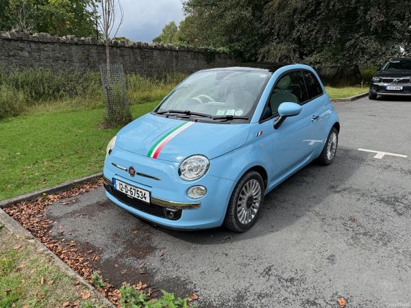 Fiat 500 Hatchback, Petrol, 2012, Blue