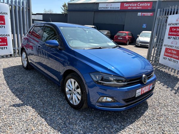 Volkswagen Polo Hatchback, Petrol, 2019, Blue