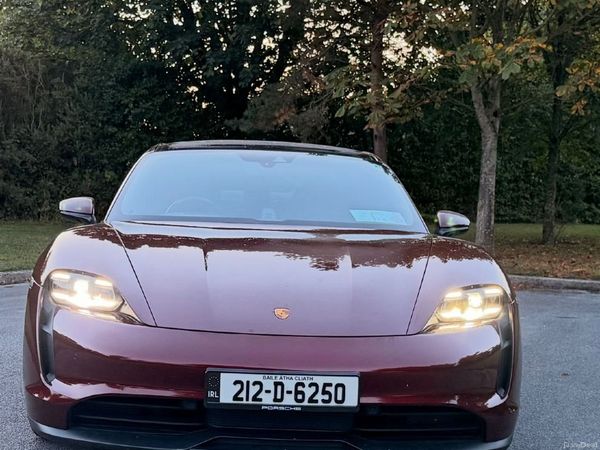 Porsche Taycan Hatchback, Electric, 2021, Red