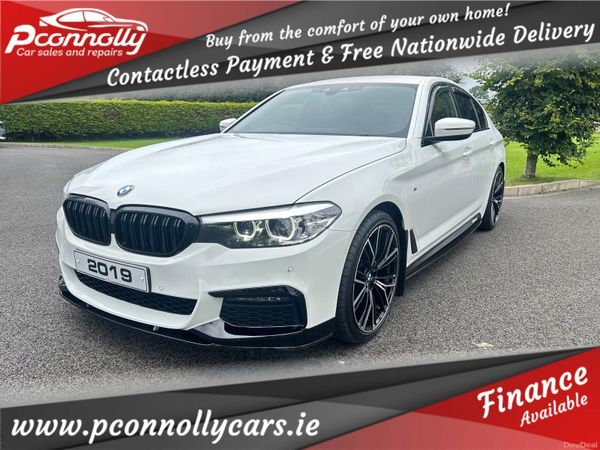 BMW 5-Series Saloon, Diesel, 2019, White
