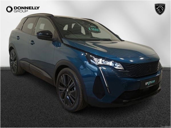 Peugeot 3008 Estate, Petrol Hybrid, 2022, Blue