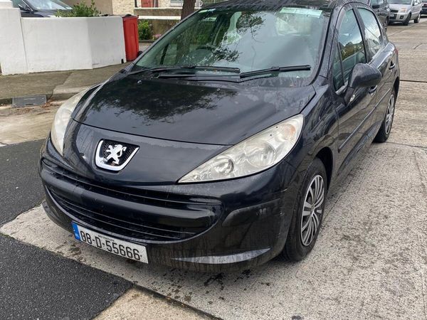Peugeot 207 Hatchback, Petrol, 2008, Black