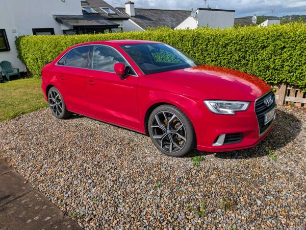 Audi A3 Saloon, Petrol, 2018, Red