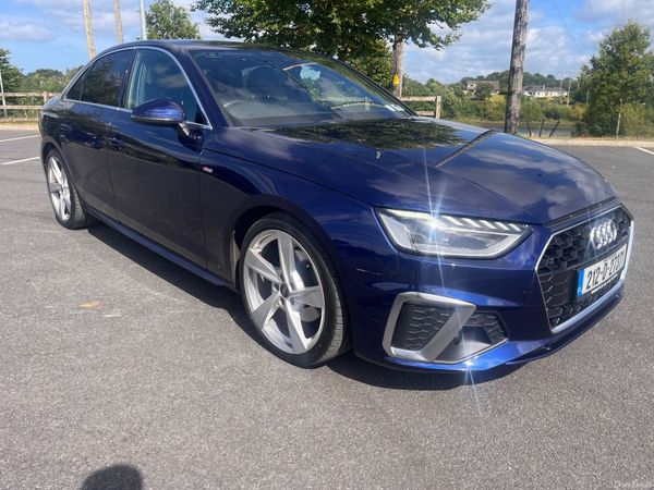 Audi A4 Saloon, Diesel, 2021, Blue