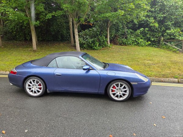 Porsche 911 Convertible, Petrol, 2000, Blue