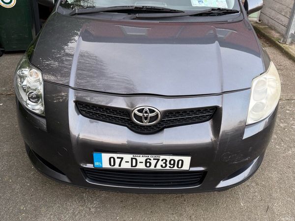 Toyota Auris Hatchback, Petrol, 2007, Grey