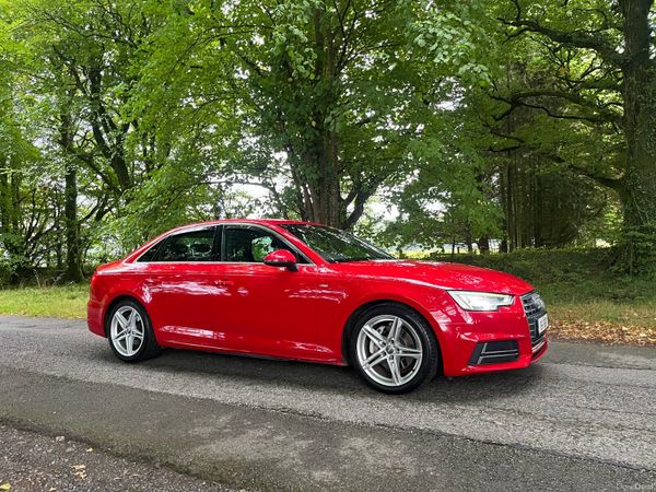 Audi A4 Saloon, Diesel, 2016, Red
