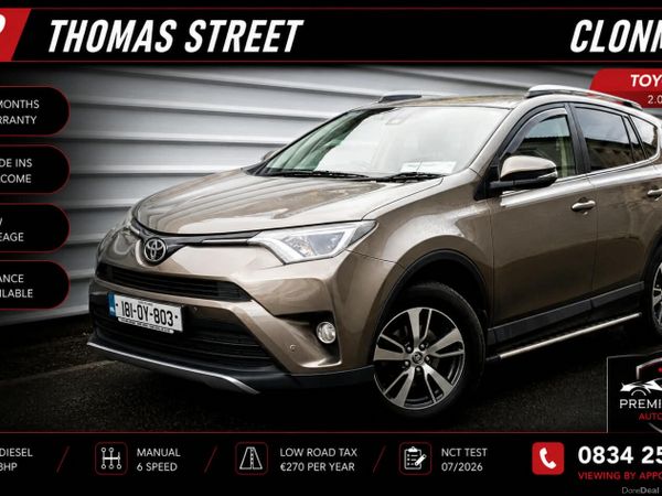 Toyota RAV4 SUV, Diesel, 2018, Brown