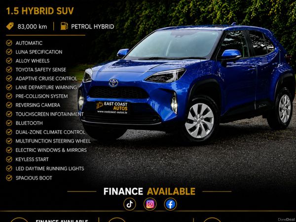 Toyota Yaris Cross Hatchback, Petrol Hybrid, 2022, Grey