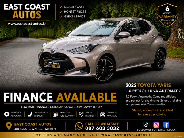 Toyota Yaris Hatchback, Petrol Hybrid, 2022, Red
