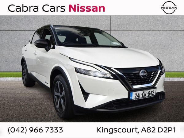 Nissan Qashqai MPV, Petrol Hybrid, 2024, White