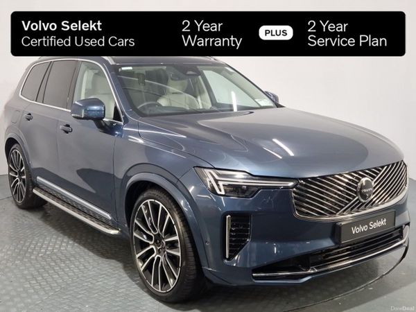 Volvo XC90 SUV, Petrol Plug-in Hybrid, 2025, Blue
