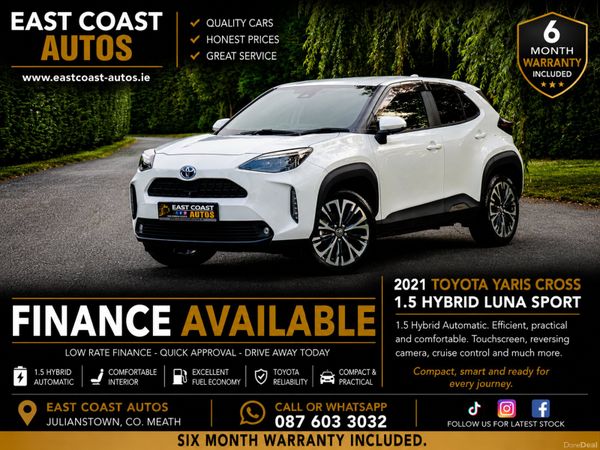 Toyota Yaris Cross SUV, Petrol Hybrid, 2021, White