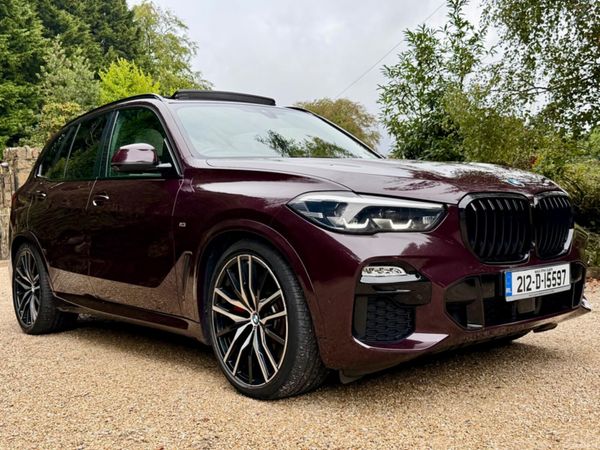 BMW X5 SUV, Petrol Plug-in Hybrid, 2021, Red