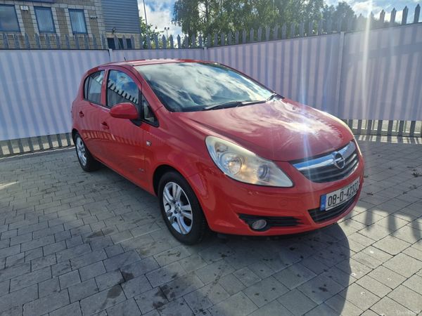 Opel Corsa Hatchback, Petrol, 2008, Red