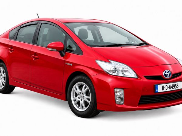 Toyota Prius Hatchback, Petrol Hybrid, 2011, Red