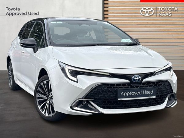 Toyota Corolla Hatchback, Petrol Hybrid, 2024, White