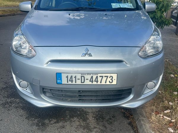 Mitsubishi Mirage Hatchback, Petrol, 2014, Silver
