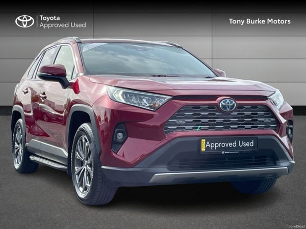 Toyota RAV4 SUV, Petrol Hybrid, 2024, Red