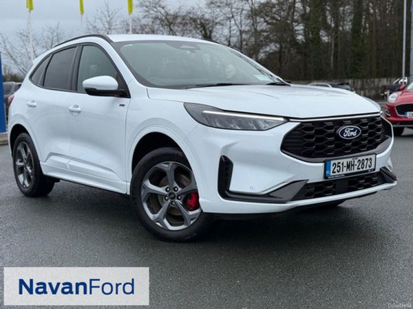Ford Kuga SUV, Petrol Plug-in Hybrid, 2025, White