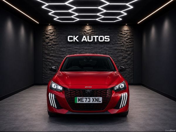 Peugeot 208 Hatchback, Electric, 2024, Red