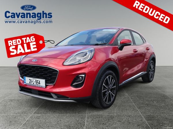 Ford Puma MPV, Petrol Hybrid, 2021, Red