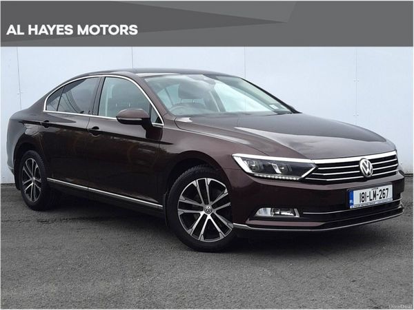 Volkswagen Passat Saloon, Diesel, 2018, Red