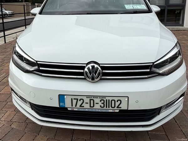 Volkswagen Touran MPV, Petrol, 2017, White