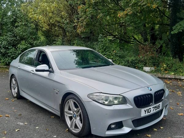 BMW 5-Series Saloon, Diesel, 2014, Silver