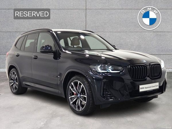 BMW X3 SUV, Petrol Plug-in Hybrid, 2024, Black