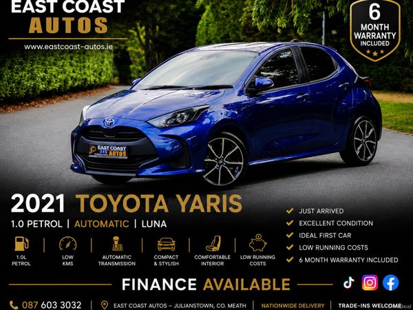 Toyota Yaris Hatchback, Petrol, 2021, Blue