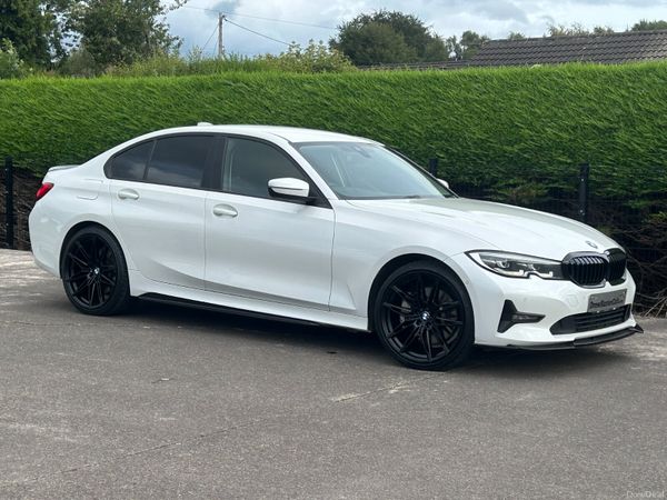 BMW 3-Series Saloon, Petrol Hybrid, 2020, White