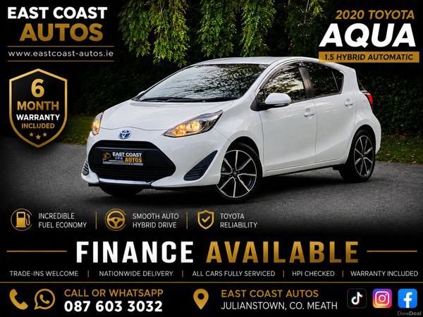 Toyota Aqua Hatchback, Petrol, 2020, White