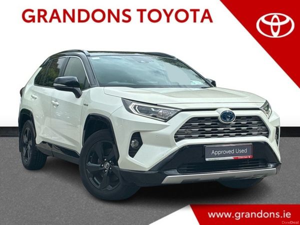 Toyota RAV4 SUV, Petrol Hybrid, 2019, White
